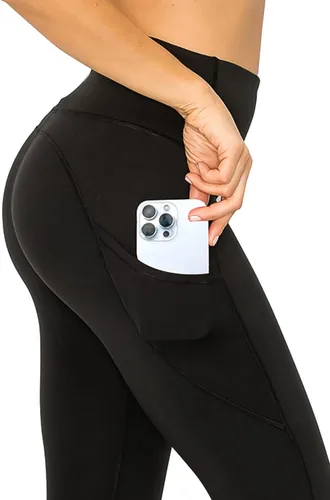 Vista 5 de Leggings Depot - Leggings de cintura alta 78. Pantalones de yoga deportivos con bolsillos laterales