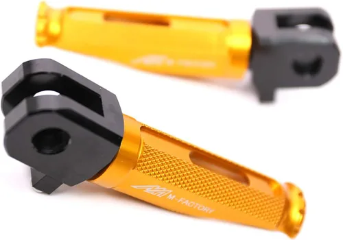 Vista 6 de KETABAO Estriberas de carreras delanteras negras para Ducati Monster 695 696 796 08-17