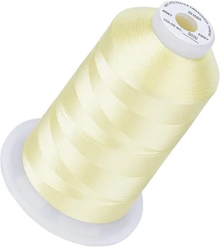 Vista 31 de Simthread 5500 yardas de hilo de bordar, 5000M de alto rendimiento 40WT 100% hilo de poliéster – 170+ colores vívidos, clasificado de alta velocidad