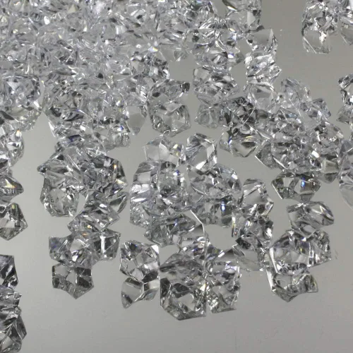 Vista 2 de WGV - Gemas de tesoro de cristales acrílicos de roca de hielo para dispersos de mesa, rellenos de jarrones, bodas, banquetes, fiestas, eventos