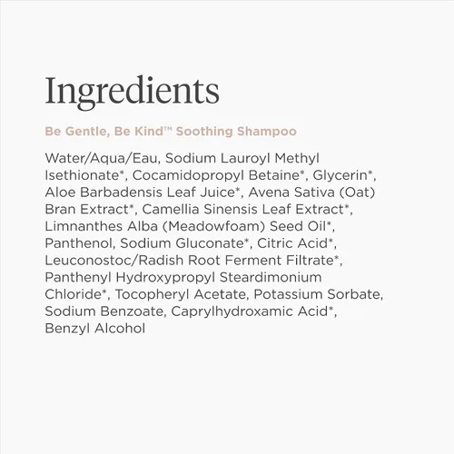 Vista 7 de Briogeo Be Gentle, Be Kind Aloe + Oat Milk Champú ultra calmante Champú sin fragancia para cuero cabelludo y cabello sensibles Sin sulfato