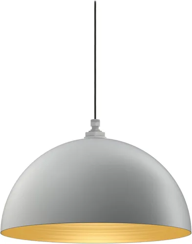 Vista 101 de Steel Lighting Co. Melrose - Lámpara colgante Montada en el techo Cúpula redonda de 18 pulgadas Estilo moderno contemporáneo de granja