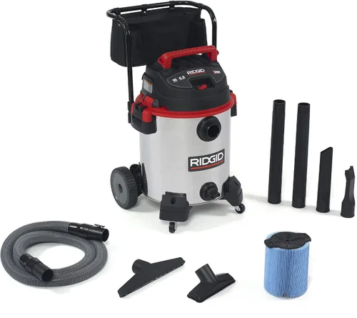 Vista 2 de RIDGID Paquete de aspiradora húmeda y seca de 16 galones con bolsas para el polvo