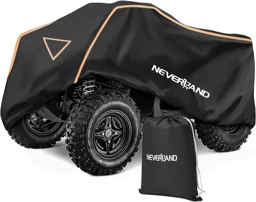 Vista 12 de NEVERLAND Cubierta para ATV Impermeable de Servicio Pesado Cubierta para Vehículo de 4 Ruedas Cubierta para Quad Resistente a Todas las Condiciones