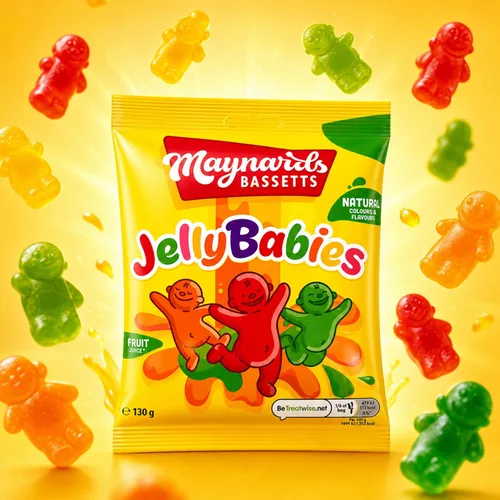 Vista 4 de Maynards Bassetts Jelly Babies 4.59 oz x3, suave masticable