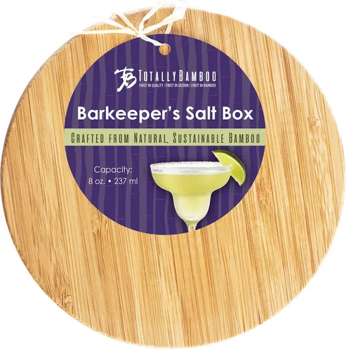 Vista 6 de Totally Bamboo 20-2083 - Salero (redondo, 3.5 pulgadas), caja Bar Keeper's, na