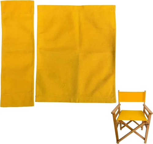 Vista 7 de Silla de director 20.86 pulgadas de largo x 16.14 pulgadas de ancho, kit de fundas de repuesto de lona para sillas de director, silla de película