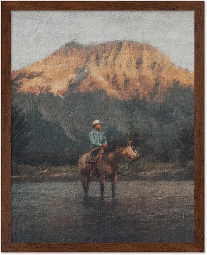 Vista 43 de Poster Master Vintage A Mexican Vaquero Print – Póster retro de vaquero – Arte occidental – Diseño de pared del salvaje oeste – Regalo para hombres