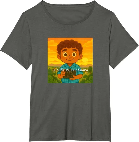 Vista 97 de Camiseta El Niño de la Cámara – Diseño Oficial del Cuento Ilustrado