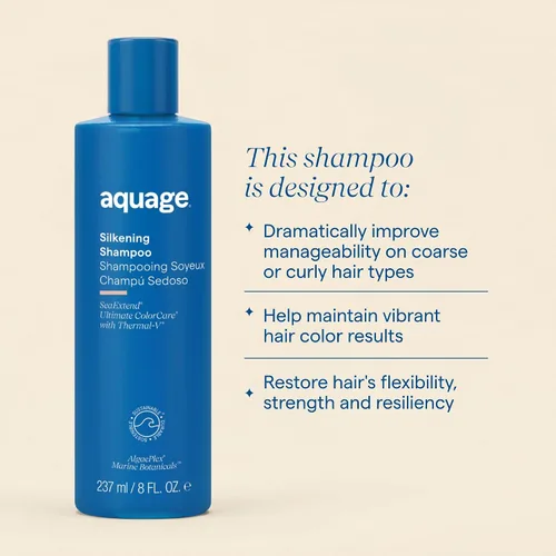 Vista 3 de Aquage SeaExtend Silkening Shampoo