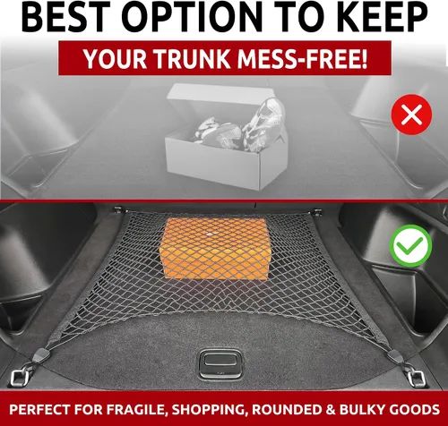 Vista 4 de TrunkNets Inc Red de carga para maletero de piso para Jeep Grand Cherokee 2011 2012 2013 2014 2015 2016 2017 2018 2019 2020