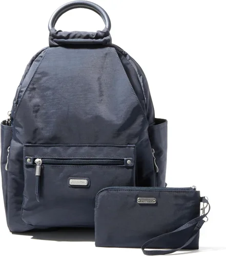 Vista 72 de Baggallini Mochila todo el día para mujer con pulsera de teléfono RFID, Negro, talla única
