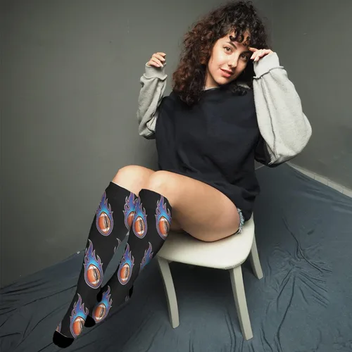 Vista 4 de devor Knee High Socks for Women Knee High for Womens Socks Trouser Sock Cute Rugby Sock