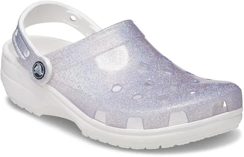 Vista 2 de Crocs Zuecos translúcidos clásicos unisex para adultos