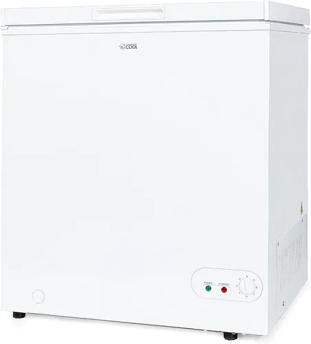 Vista 2 de Congelador de cajón fresco comercial con luz indicadora de encendido y refrigerante R600a Mini Freezer with Slide-Out Wire Shelf, Adjustable