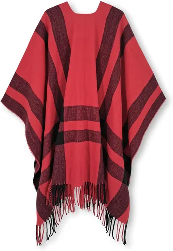 Vista 101 de Moss Rose Chal de viaje para mujer, capa tipo poncho de frente abierto para otoño e invierno