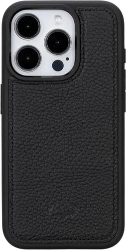Vista 8 de BLACKBROOK York - Funda de piel de grano completo para iPhone 15 (6.1 pulgadas), color negro, iPhone 15