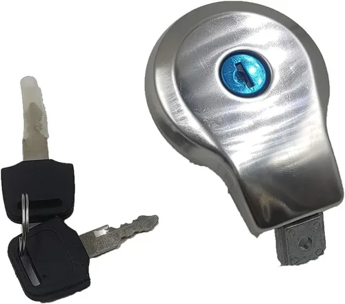 Vista 6 de Tapa del depósito de combustible Llave de bloqueo compatible con Yamaha Virago XV125 XV250 XV400 XV535 XV700 XV750 XV1100 VIRAGO 535 700 750 1100