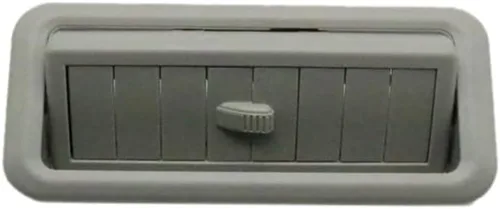 Vista 2 de Interior del coche techo aire acondicionado aire acondicionado salida AC para Cruiser Prado LC150 150 2010-2017 gris