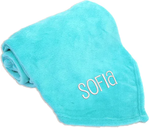 Vista 16 de Threadart Manta personalizada bordada con nombre súper suave y ultrasuave, manta de forro polar de 50 x 60 pulgadas, bordado personalizado incluido