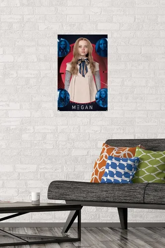 Vista 2 de Trends International M3gan - Póster de collage de pared, 14.72 x 22.37 pulgadas, versión premium sin marco