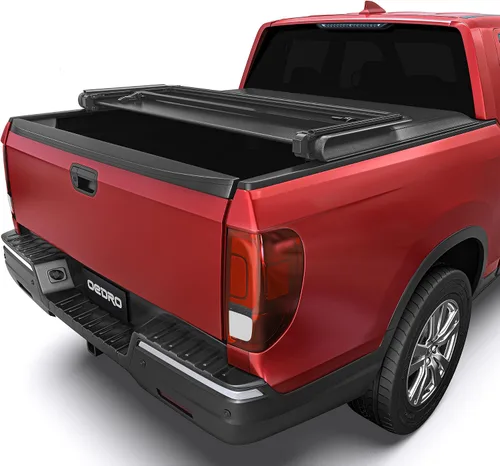Vista 9 de OEDRO Cubierta enrollable suave para caja de camioneta para Ridgeline 2017