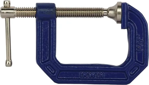 Vista 2 de IRWIN Tools 2025101 - Abrazadera en C QUICK GRIP, de 1 12 pulgadas, profundidad de garganta de 1 12 pulgadas