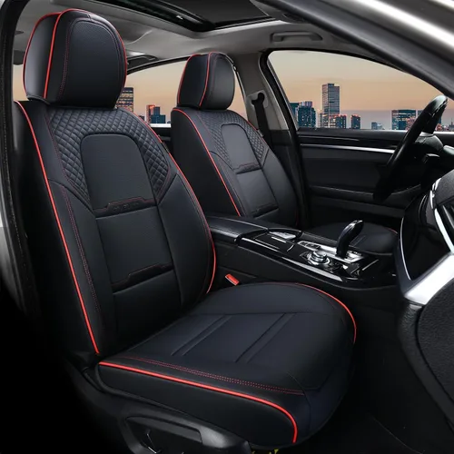Vista 30 de Coverado - Fundas impermeables para asientos de coche, fundas delanteras para asientos de coche, 2 en 1, fundas protectoras para asientos de coche