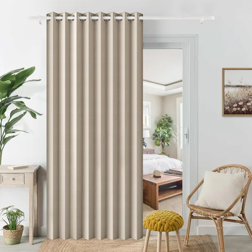 Vista 33 de Cortinas plisadas completamente opacas con cierre magnético, 72 pulgadas de largo, para interiores y exteriores, 1 panel, 45 pulgadas de ancho x 72