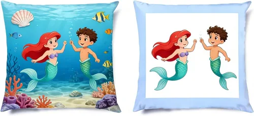 Vista 7 de H-E Funda de almohada en blanco para sublimación blanca lisa con impresión DTF, funda de almohada para sublimación y impresión DTF, fundas