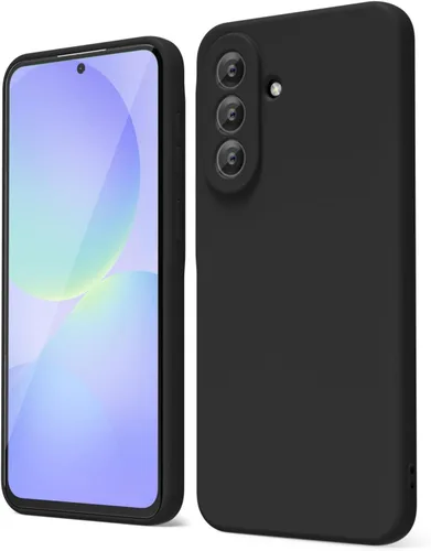 Vista 227 de oakxco Funda para teléfono Samsung Galaxy A12 con agarre de silicona líquida, linda delgada fina suave cubierta de gel de goma TPU lisa para mujeres