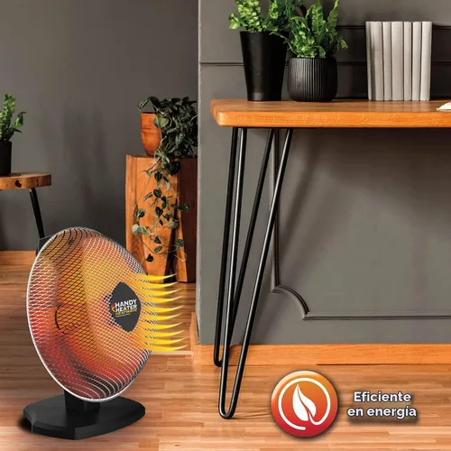 Vista 6 de Ontel Handy Heater Heatwave Calentador de Espacio Parabólico con Tecnología de Calentamiento Cerámico