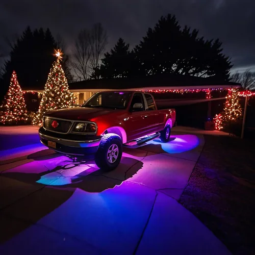 Vista 3 de 4 cápsulas de luces LED RGB+IC para ATV, carritos de golf, UTV, camiones, autos, SUV, RZR, SXS, kit de luces LED de persecución de sueños
