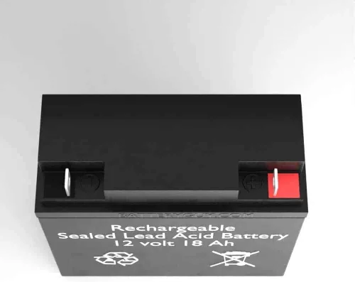 Vista 2 de BatteryGuy Batería SLA de repuesto FM12170E de 12 V 18 Ah – equivalente a la marca BatteryGuy (Recargable), cantidad de 1