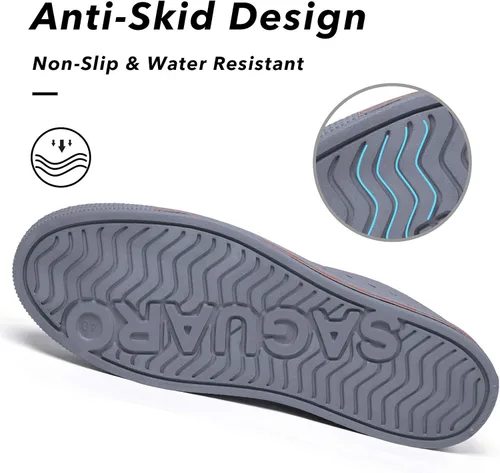 Vista 6 de SAGUARO Zuecos de jardín para mujer y hombre, zapatos casuales unisex de secado rápido, sandalias antideslizantes de verano para playa