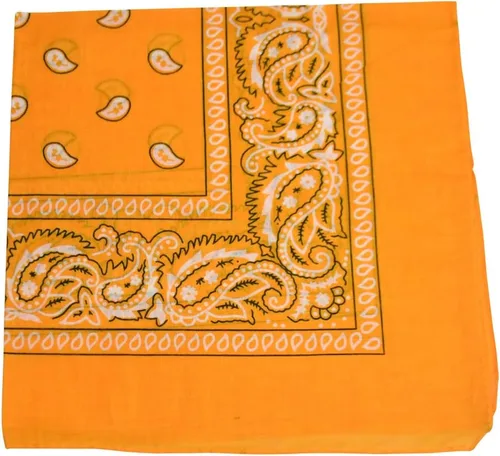 Vista 12 de Motique Accessories Bandana de algodón de 22 pulgadas con estampado cachemira