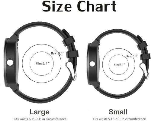 Vista 5 de Compatible con Garmin Vivoactive 4, correa de repuesto de silicona de liberación rápida de 0.866 in de ancho para Garmin Vivoactive 4/Garmin Venu