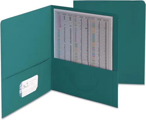 Vista 9 de Smead 87850 - Carpeta de 2 bolsillos con peso pesado, hasta 100 hojas, tamaño carta, colores surtidos, 25 por caja
