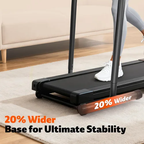 Vista 6 de Walking Pad Handle Bar Only, Suitable for Walking Pad up to 19.7" Wide, Adjustable Treadmill Handlebar Height from 34" to 42", Tall People Friendly