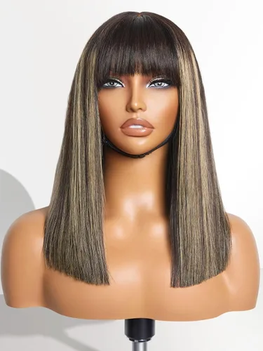 Vista 11 de Luvme Hair Ultra Confortable, de Colocación Rápida y Fácil, Corte Pixie Corto con Flequillo de 12.7 cm, con Tapa de Algodón Amistosa con la Piel