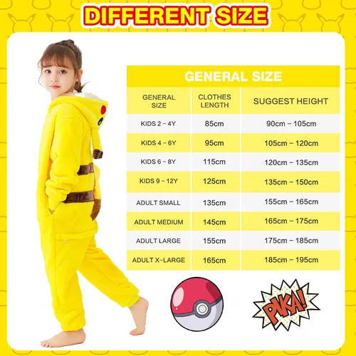 Vista 4 de Geamiki Pijama de anime de dibujos animados para niños, adultos, fiesta de Halloween
