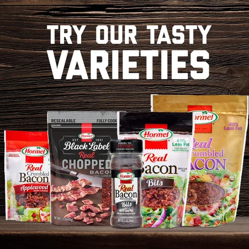 Vista 5 de HORMEL Bacon Toppings - Tocino desmenuzado de madera de manzana, 3 onzas (paquete de 8)