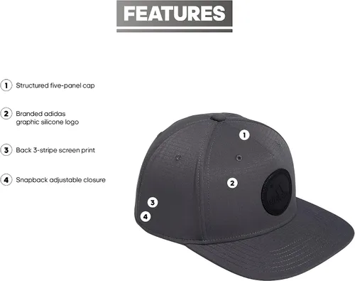 Vista 2 de adidas Gorra con cierre de cremallera alta para hombre Affiliate 2