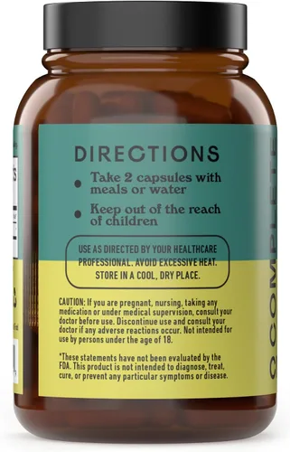 Vista 2 de Complete Natural Products Cápsulas orgánicas de hongos Chaga - 100 unidades, poder antioxidante orgánico, refuerzo inmunológico, apoyo intestinal