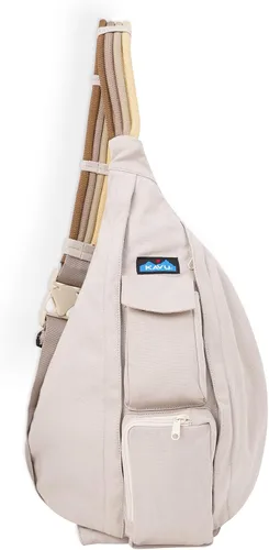 Vista 10 de KAVU - Bolso con correa de cuerda, mochila para senderismo, campamento y viajes Negro