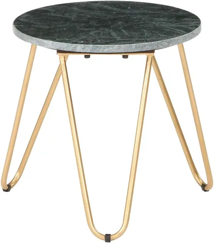 Vista 6 de mesas de Centro para sala Dining Table setCoffee Table Green 15.7"x15.7"x15.7" Real Stone with Marble TextureSuitable for bedrooms, Living Rooms