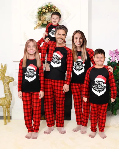 Vista 3 de Rnxrbb Set Family Christmas Pajamas Holiday Xmas Pjs