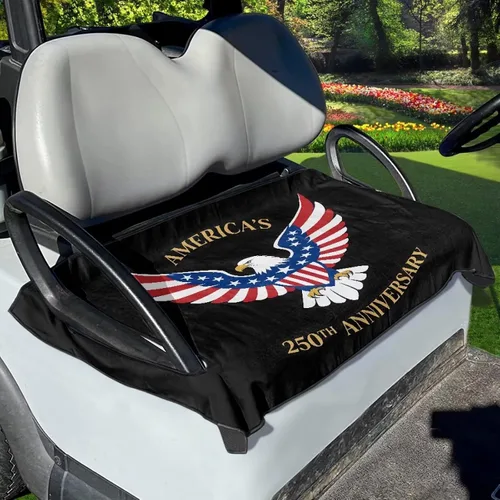 Vista 20 de Fundas de asiento de carrito de golf, mantas para carrito de golf, fundas de asiento de toalla para la mayoría de carritos de golf de 2 asientos