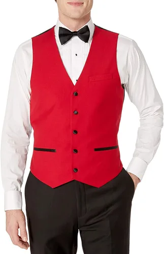 Vista 4 de Juego de traje de traje de traje de traje de traje de esmoquin con 2 botones para hombre