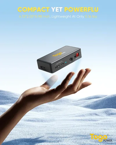 Vista 6 de Controlador de cargador solar portátil para panel solar, entrada DC7909/Anderson 9.6V-32V, 24W USB-A/60W USB-C puerto de salida de carga rápida